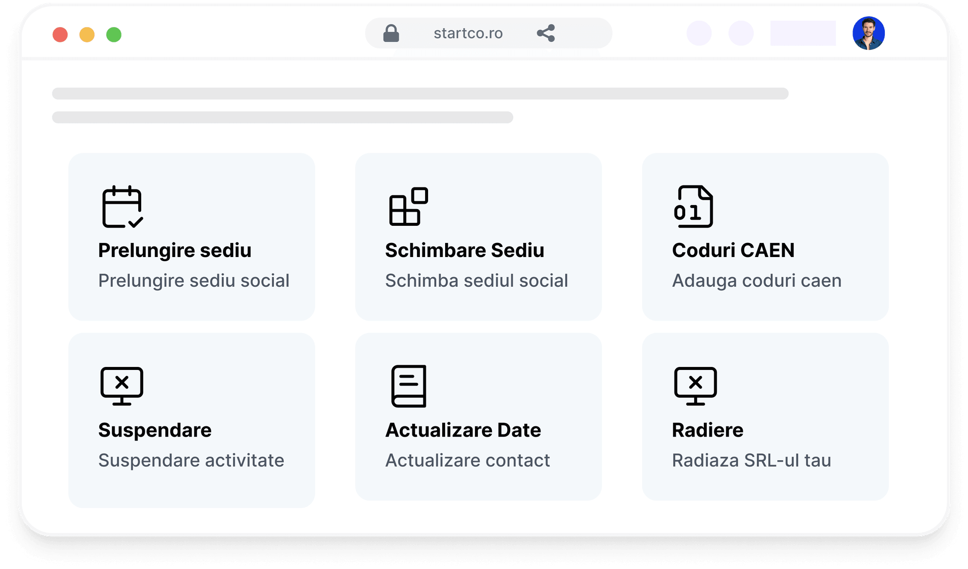 1. Alegi modificările dorite