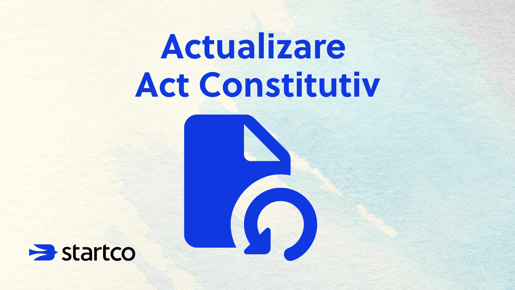 Act constitutiv actualizat