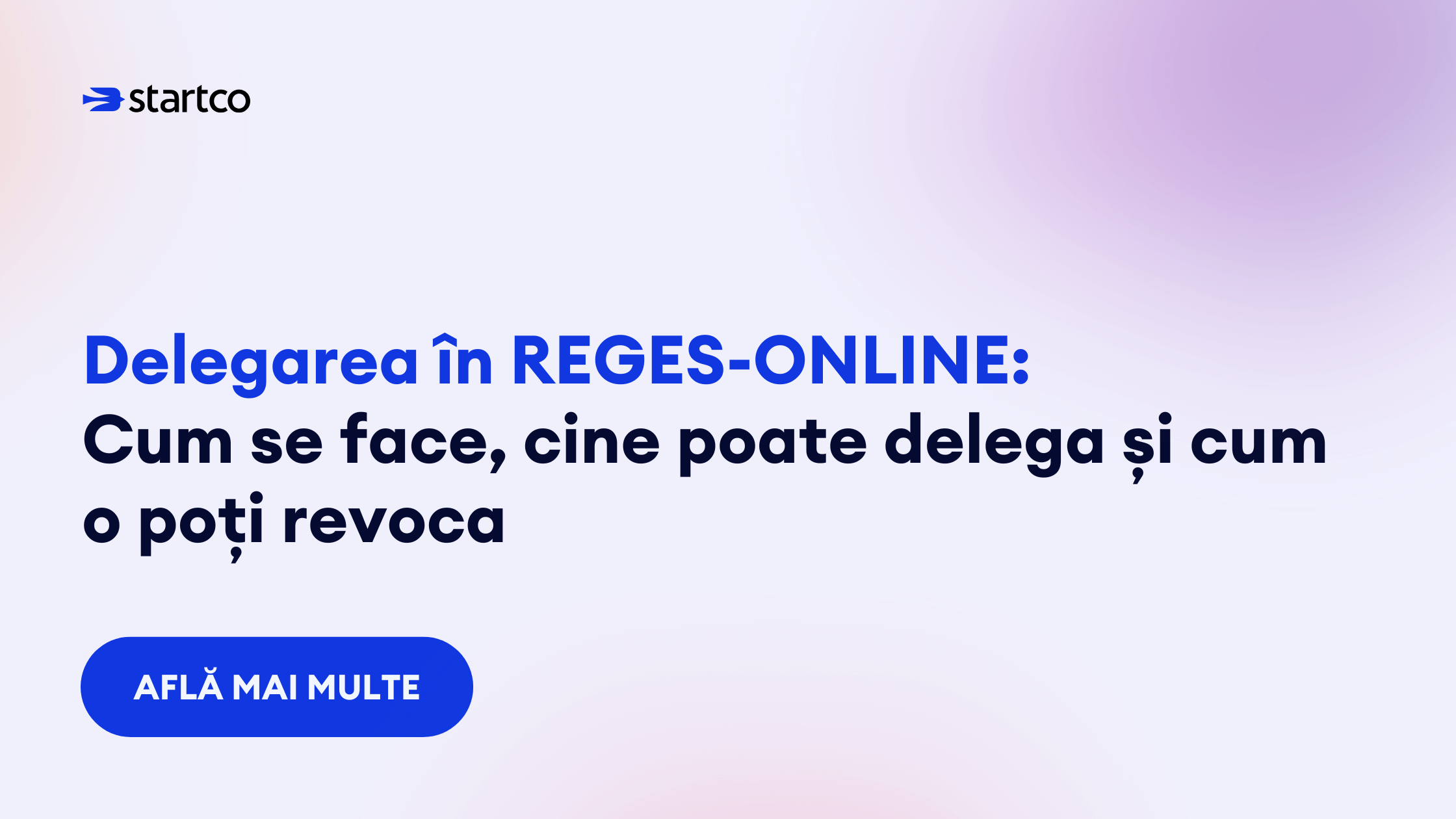 cum se face delegarea in reges online