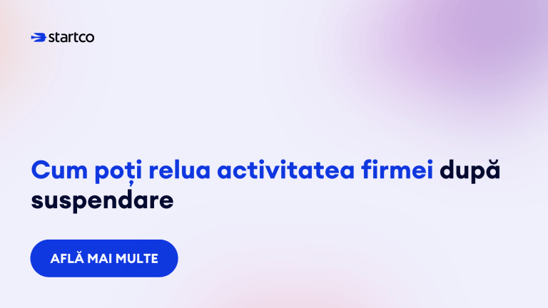 reluare activitate firma dupa suspendare